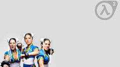 Cosplay white street fighter