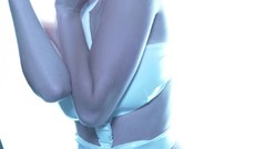 Cosplay woman Leeloo