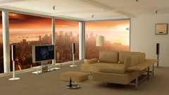 Couch interior Furniture 3d