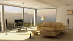 Couch interior Furniture 3d