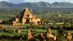 Countryside pagoda bagan Myanmar