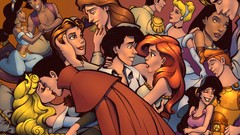 Couple The Little Mermaid Aladdin Cinderella Hercules 