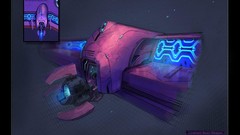 Covenant halo halo wars concept art turret artwork digital art 