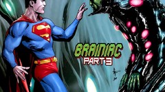 Cover superman dc artwork action comics Brainiac