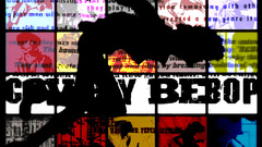 Cowboy bebop silhouettes squares