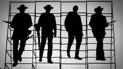 Cowboys grayscale The Wild Bunch