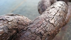 Crack rusty color rusted