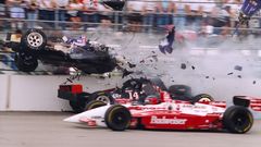 Crash accident racing IndyCar