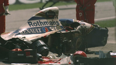 Crash formula one Ayrton