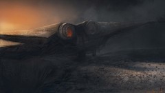 Crashed artwork fantasy art Christian Quinot