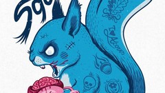 Crazy squirrels nuts