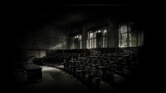 Creep monochrome creepy auditorium