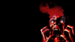 Creep scary red face