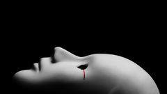 Creepy bleeding masks