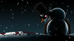 Creepy blood Snowmen