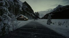 Creepy Mountains winter snow