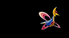 Cresselia Pokemon black background