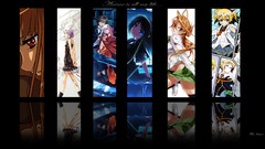 Cross Anime Manga anime girls spice and wolf guilty crown 