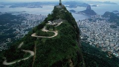 Cross roads Rio de Janeiro Brazil christ the redeemer 