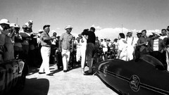 Crowd grayscale Burt Munroe