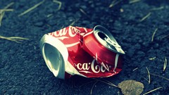 Crushed brands coca-cola