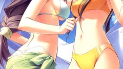 Cube anime girls natsu no ame kanekiyo miwa bikini thong 