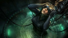 Cyberpunk artwork virtual virtual