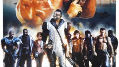 Cyborg for poster van high looking damme