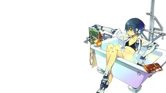 Cyborgs bathing Ducks pixiv