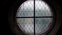 Czech Republic window panes church window Kutná Hora