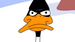 Daffy duck bird