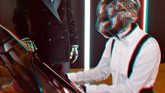 Daft punk anaglyph