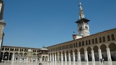 Damascus courtyard mosques syria