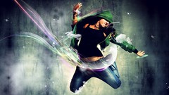 Dancing breakdancing b-boy