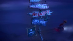 Danger signs cartoons word skulls sayings The Lorax