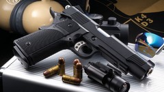 Danger weapons Guns pistols tactical light