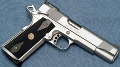 Danger weapons pistols handguns .45 cal near custom handgun 