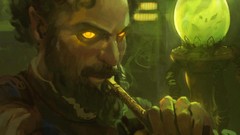 Dark artwork fantasy art Martin Silenus Hyperion Cantos