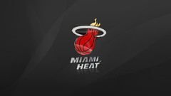 Dark basketball nba logos miami heat