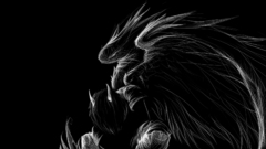 Dark black background