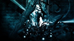 Dark black rock shooter