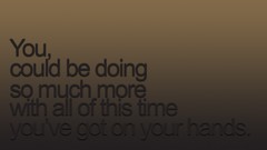 Dark brown minimalistic motivational Atra0