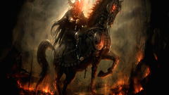 Dark fantasy art Warriors