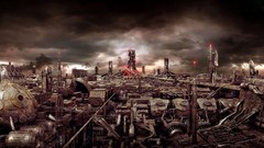 Dark Gothic Dark City cities science fiction digital art 