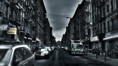 Dark hardscapes cities