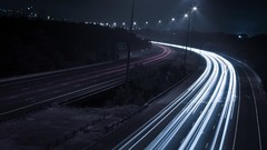 Dark Highways long exposure