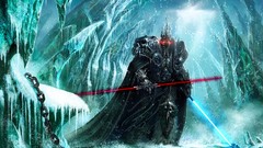 Dark king Lich King world of warcraft lightsabers Starkiller 
