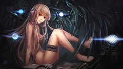 Dark lights Technology Anime stockings blondes anime girls 