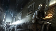 Dark love police help Rescue babies cyborgs