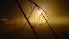 Dark night silhouettes urban